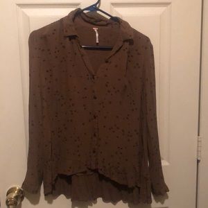 Free People Long Sleeve Star tunic - XS